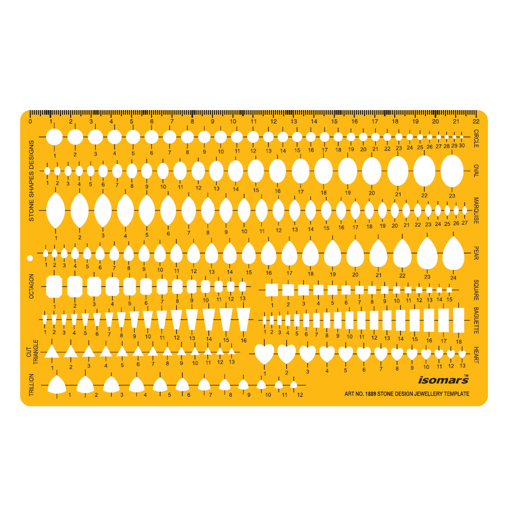 Jewelry Designing Template (Stone Shape)