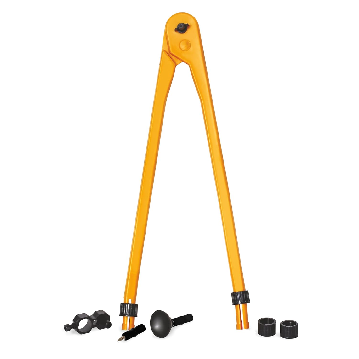 Isomars Teacher's Blackboard/Whiteboard Compass | Divider With Marker/Chalk Holder