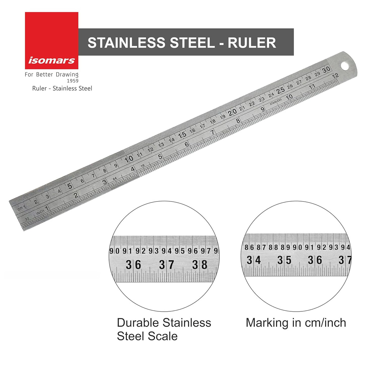 Isomars A2 Drawing Board Table Model Kit (Set of 10) - Comes with 18.5" x 25" Drawing & Drafting Board Ideal for Architects, Engineers, Designers & Artists Students and Professionals