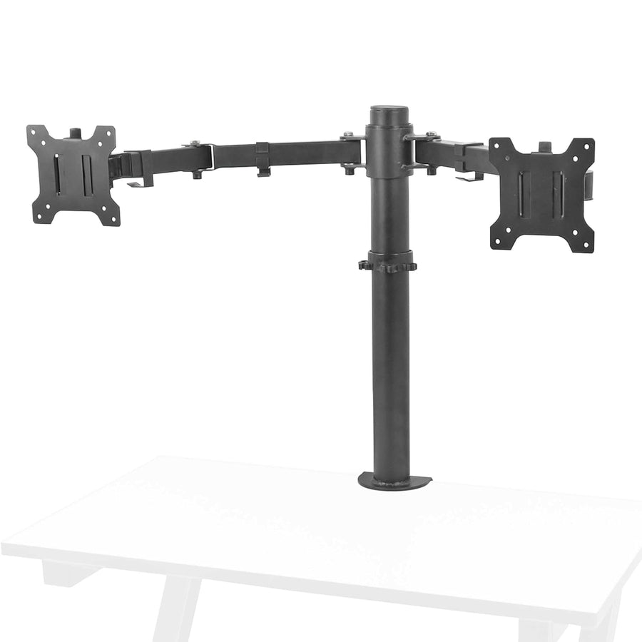 Isomars Monitor Arm Mount Stand Double Screen (Monitor) - Adjustable Height & Angles