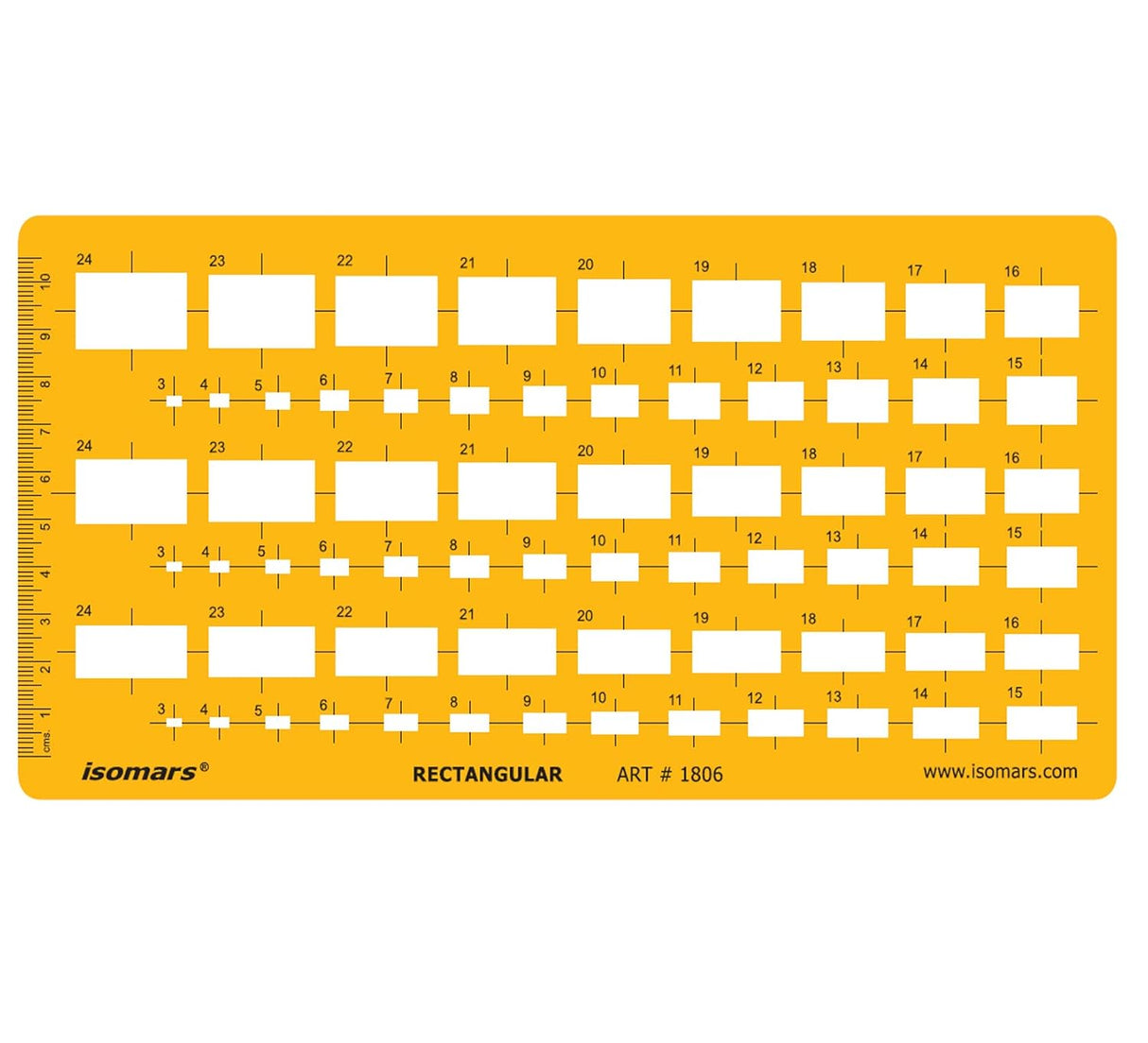 Isomars Technical Drawing Drafting Templates Set of 4 - with French Curves