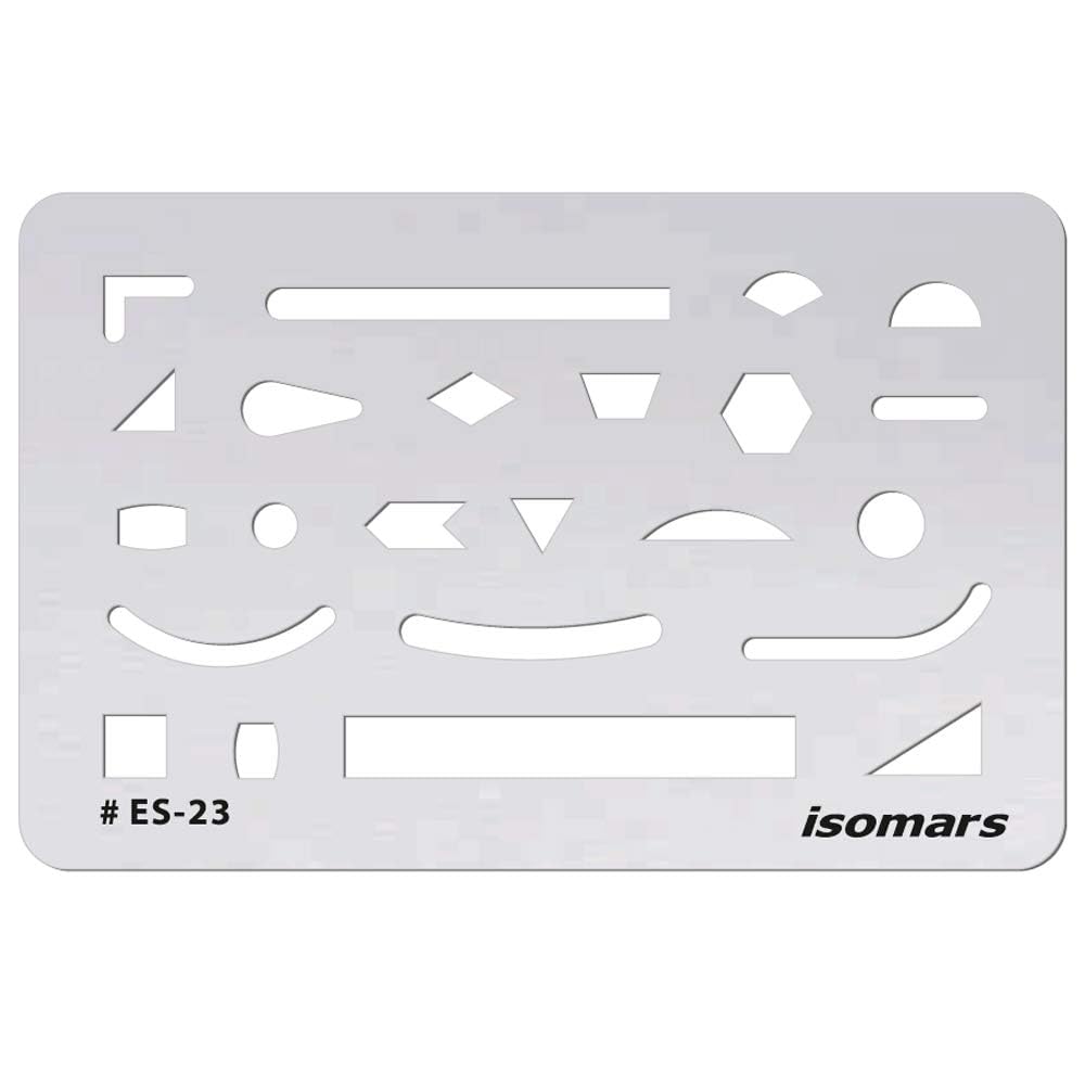 Isomars Student Drafting Kit – 5-Piece Engineering Drawing Set with Compass, Scale, Set Squares, Protractor & Protective Carry Pouch – Ideal for Architecture & Engineering Students - Model F