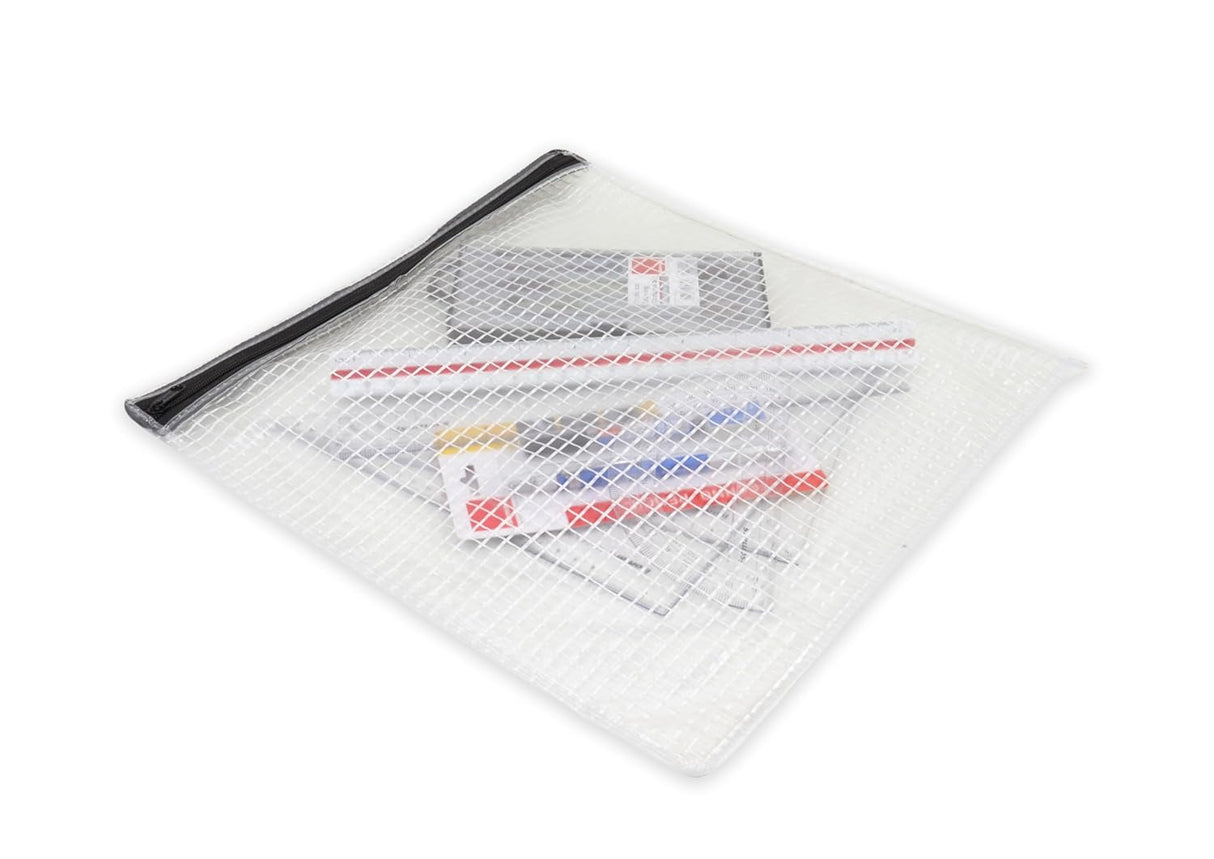 Isomars Student Drafting Kit – 7-Piece Engineering Drawing Set with Compass, Scale, Set Squares, Protractor & Protective Carry Pouch – Ideal for Architecture & Engineering Students