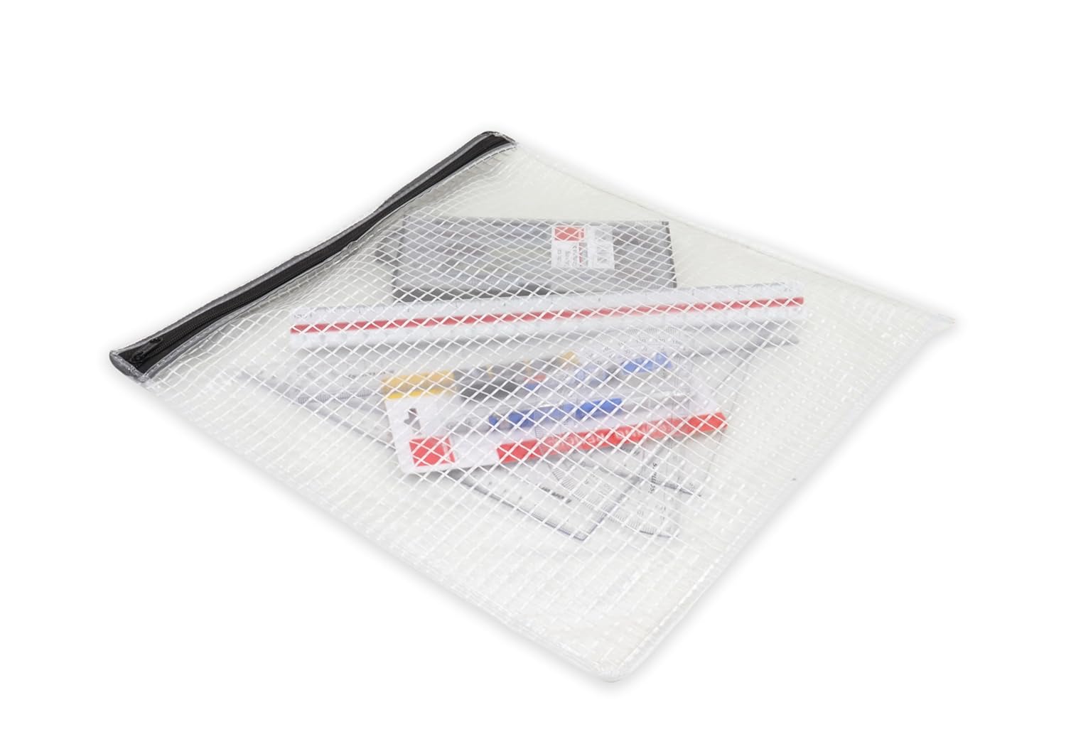 Isomars Student Drafting Kit – 7-Piece Engineering Drawing Set with Compass, Scale, Set Squares, Protractor & Protective Carry Pouch – Ideal for Architecture & Engineering Students