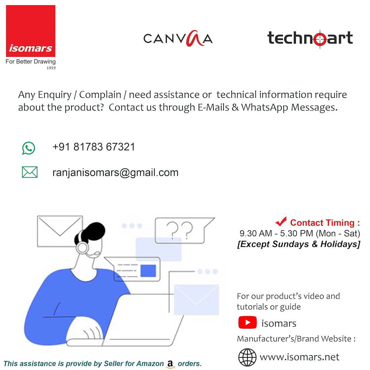 Isomars Sketch Pad Artist - A4 with 40 Sheets & Mechanical Pencil 0.5mm - with Leads and Eraser