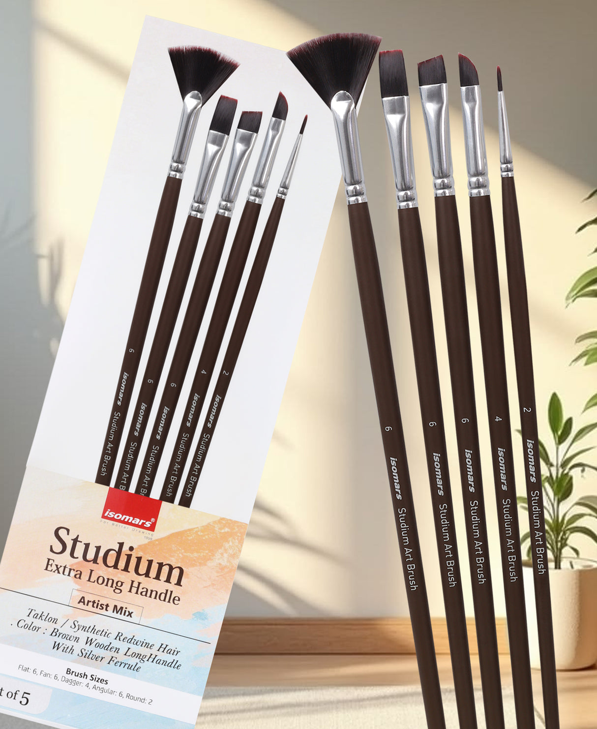 Multi-Style Professional Paint Brushes For Artists Students And Beginners