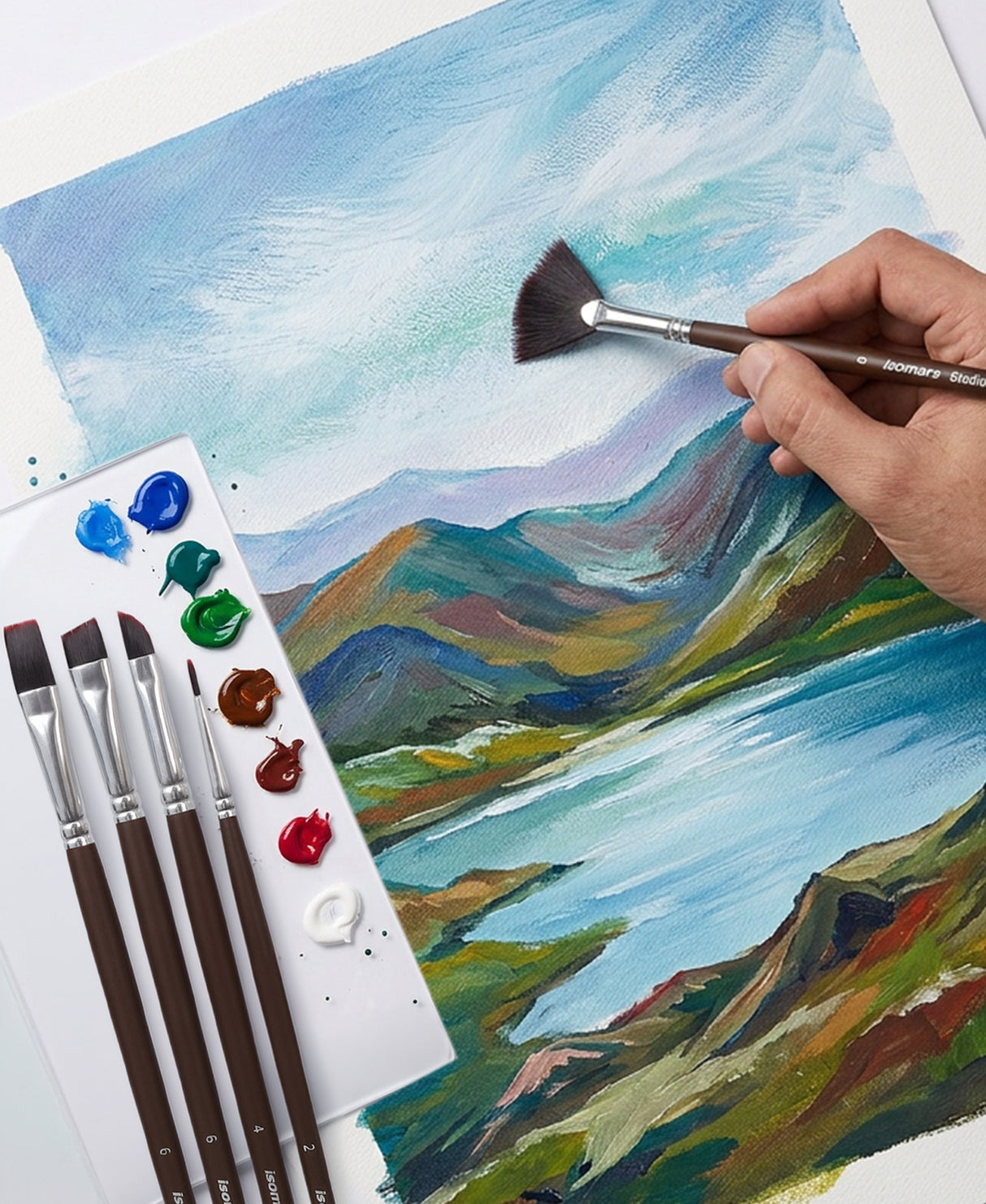 Multi-Style Professional Paint Brushes For Artists Students And Beginners