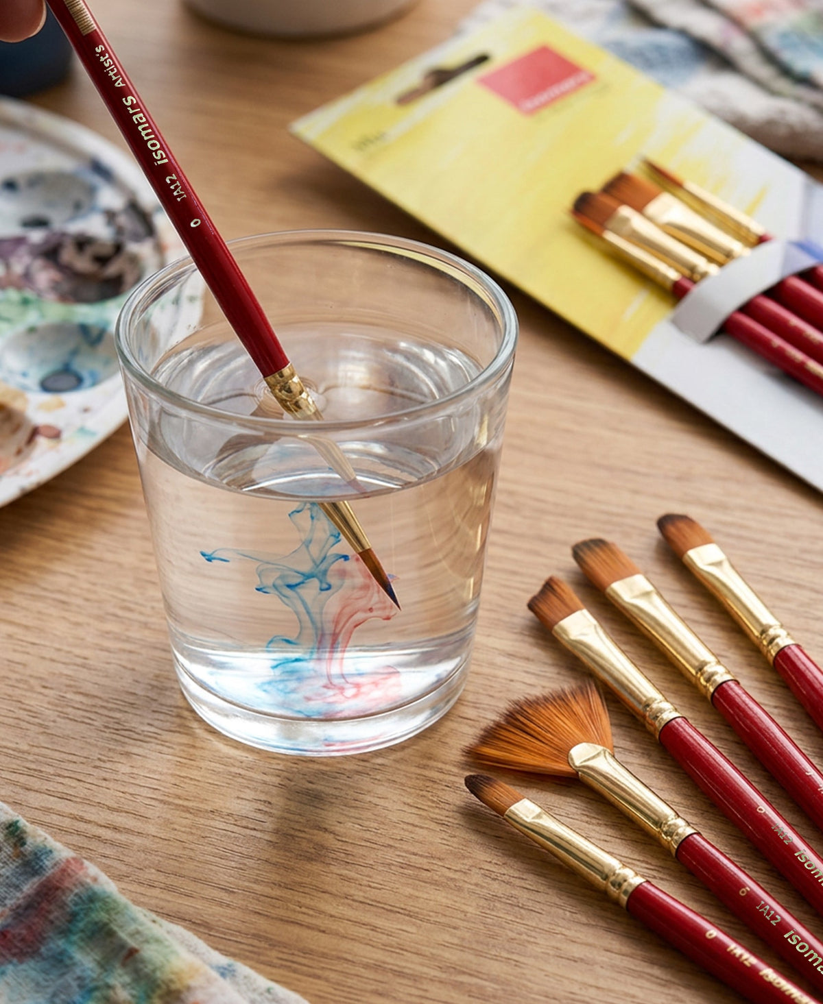 Artist Mix Paint Brush (Set of 5) - Isomars