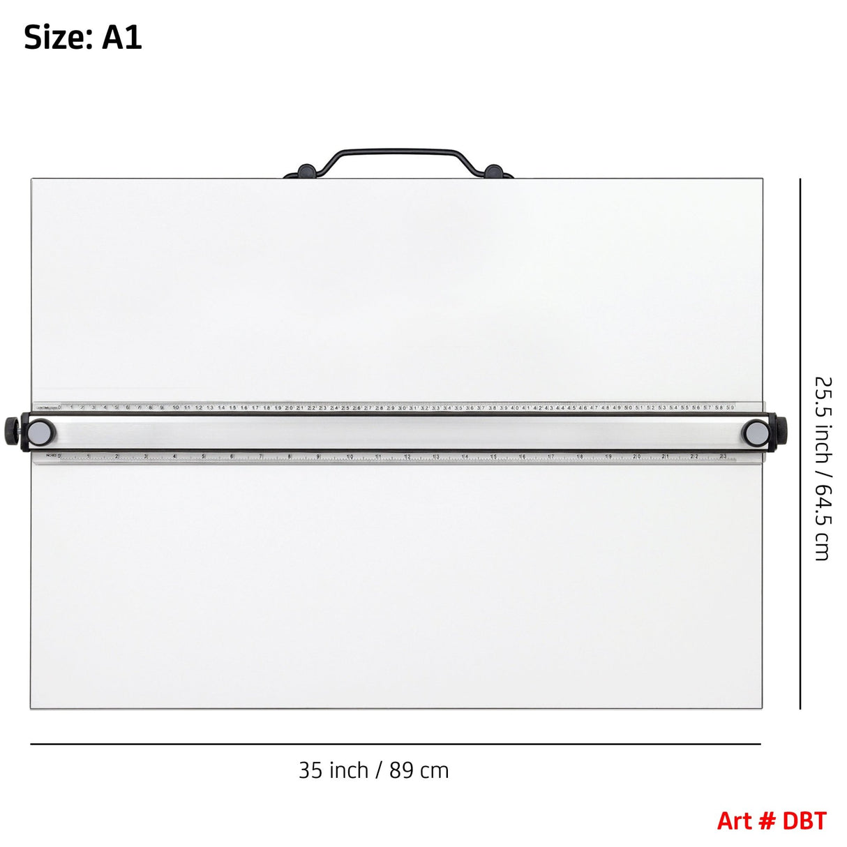 Drawing & Drafting Board Technical with Parallel Motion Ruler - Isomars