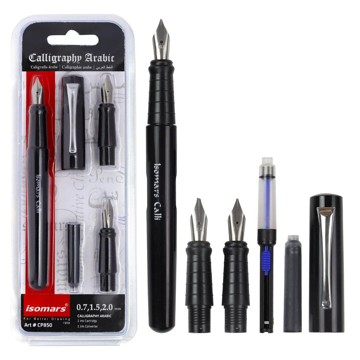 Isomars Arabic Calligraphy Pen Set For Lettering & Writing - Isomars