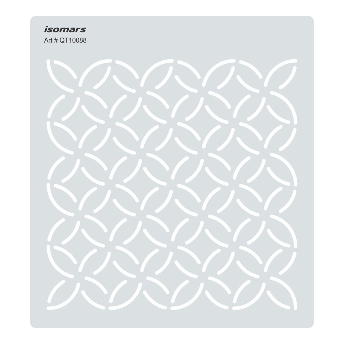 Isomars Circular Pattern Template Stencil for Art, Quilting & Design10088 - Isomars