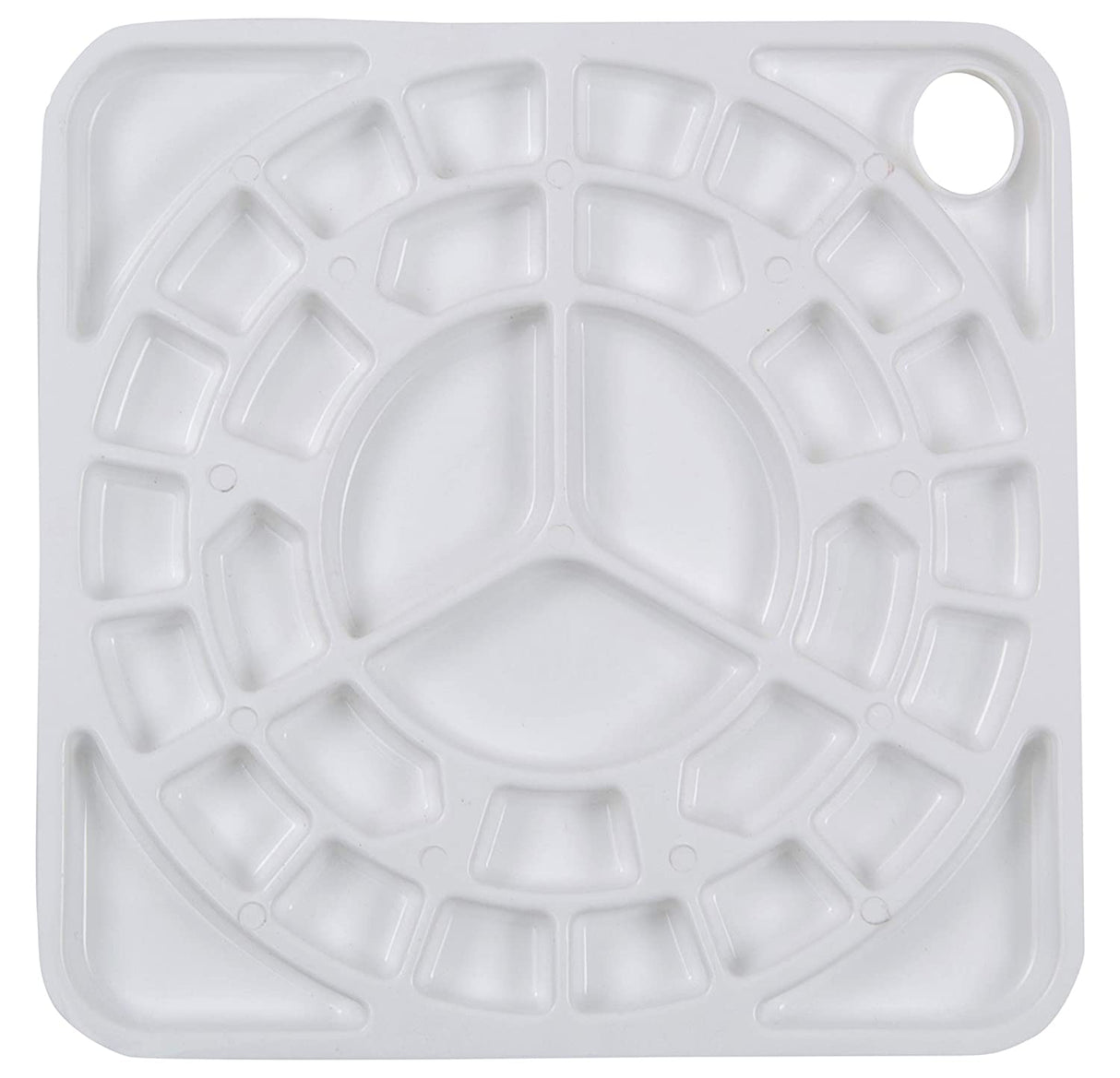 Isomars Colour Palette - Colour Mixing Dish for Artists (Square (CM17) - Isomars