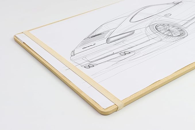 Isomars Drawing Sketch Board - 12" x 16" Portable for Artists, Students & Designers – Ideal for Drawing, Sketching, Drafting & Painting - Isomars