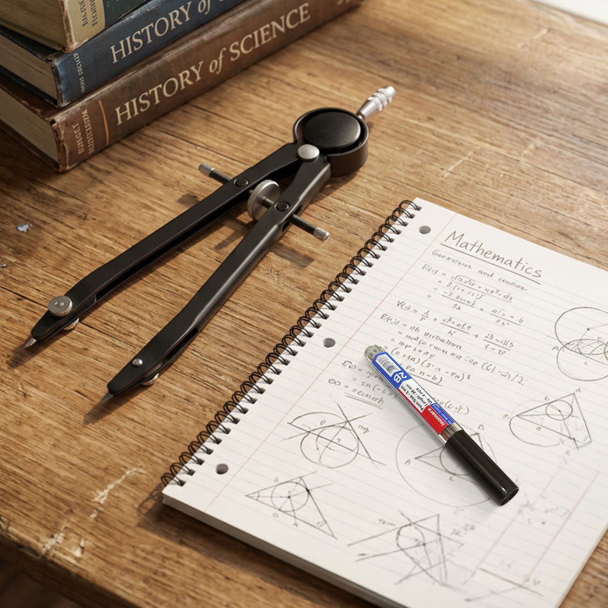 Isomars Engineering Compass with 2mm Lead & Sharpener - Isomars