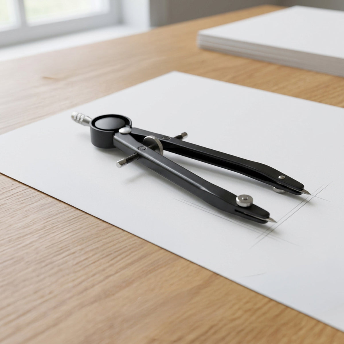 Isomars Engineering Compass with 2mm Lead & Sharpener - Isomars