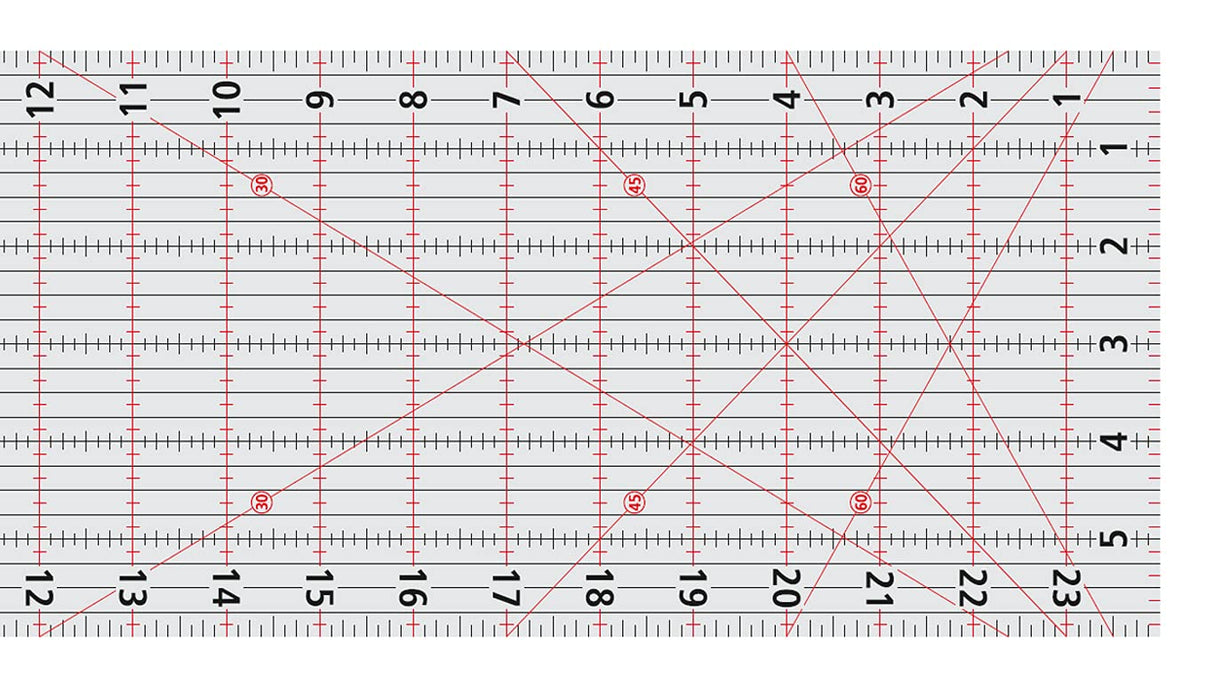 Isomars Imperial Design Quilting Ruler - 6" x 24" - Isomars