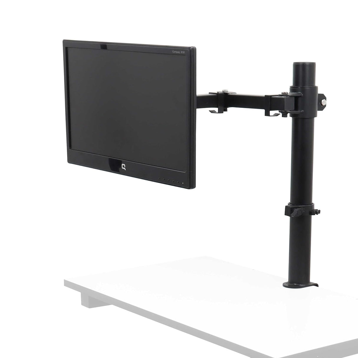 Isomars Monitor Mount Stand Single Screen - Adjustable Height & Angles - Isomars