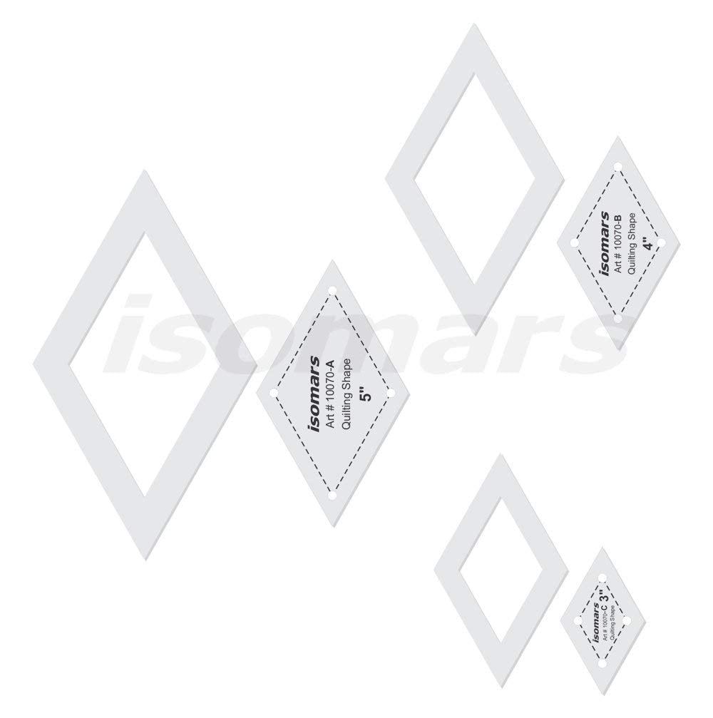 Isomars Quilting Patchwork Shape Scale Set of 3 | Article 14 - Isomars