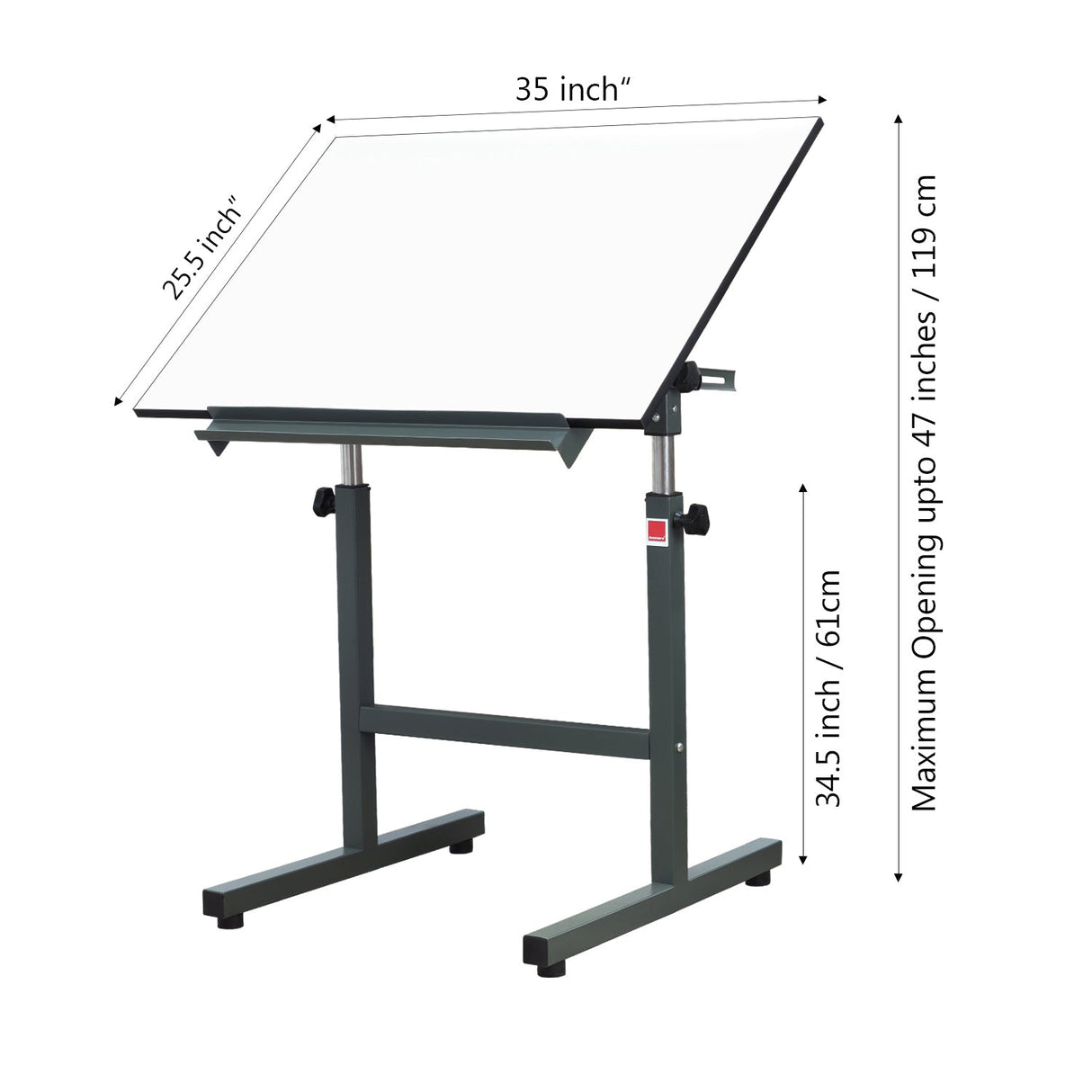 Isomars Scholar Drawing Table with Stool & A1 Double-Sided Laminated Drawing Board | Height Adjustable Drafting Table | 0–180° Tilt for Artists, Architects & Designers(Green) - Isomars