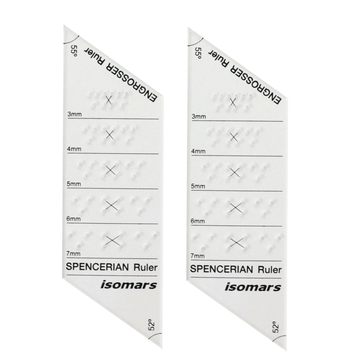 Spencerian Ruler (Set of 2) - Isomars