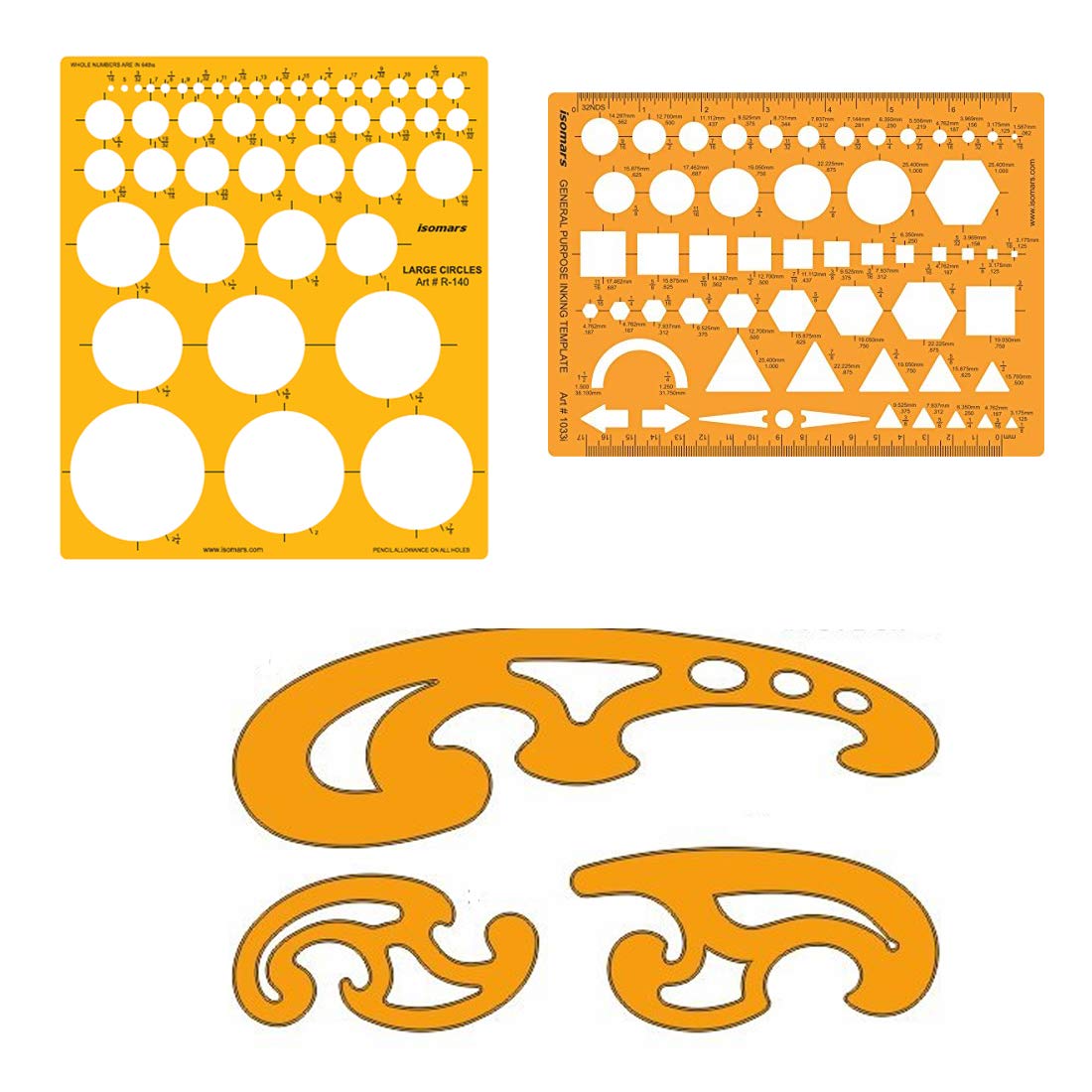 General Purpose Circle Template Combo