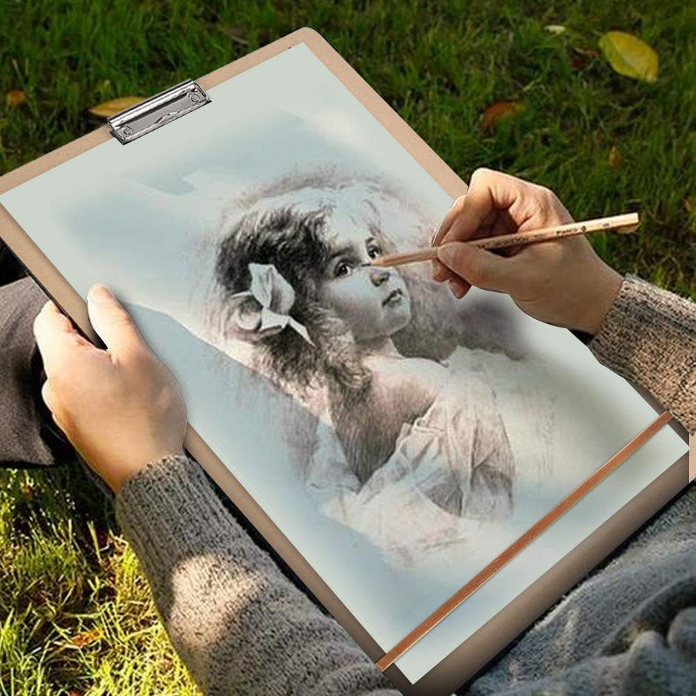 Isomars Sketch Board/Drawing Board with Clip - 18"x20"