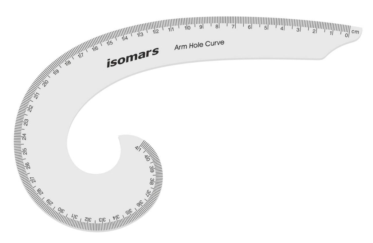 Isomars Pattern Curve, Gridding Scale & Armhole Curve with Marking Combo