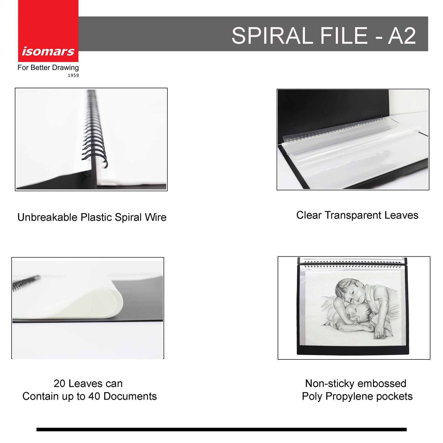 Isomars Spiral File - A2