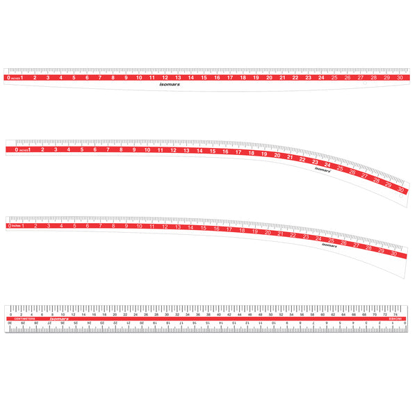 1pc 30cm Acrylic Tailor Ruler Cutting Ruler Garment Design Ruler With  Various Scale And Angle Lines, High Transparency, Skid Proof And Wear  Resistant