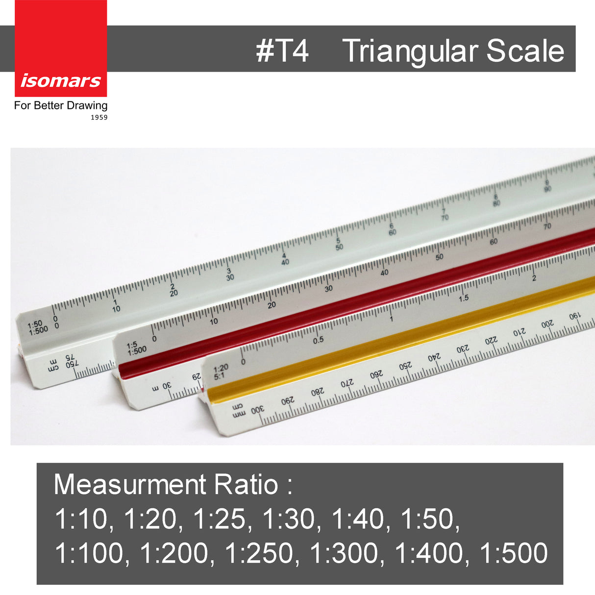 Isomars Triangular Scale # T4