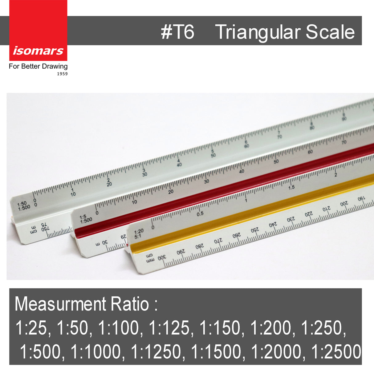 Isomars Triangular Scale # T6