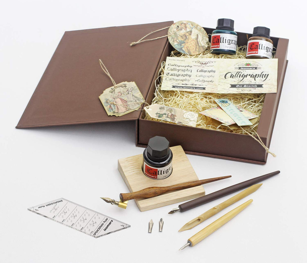 Calligraphy Pen Set - Lotus - Isomars