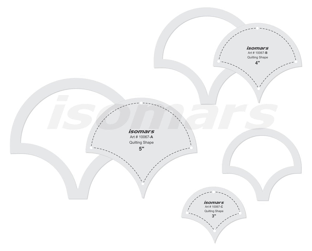 Clam Shell Patchwork Scale (Set of 3) - Isomars