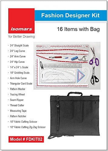 Fashion Designing Kit (Set of 16) - Isomars