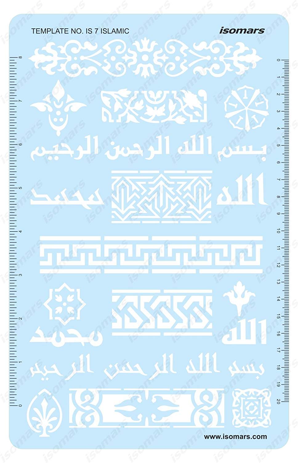 Isomars Oriental Asian Islamic Indian Ornaments and Patterns Template - IS7 - Isomars
