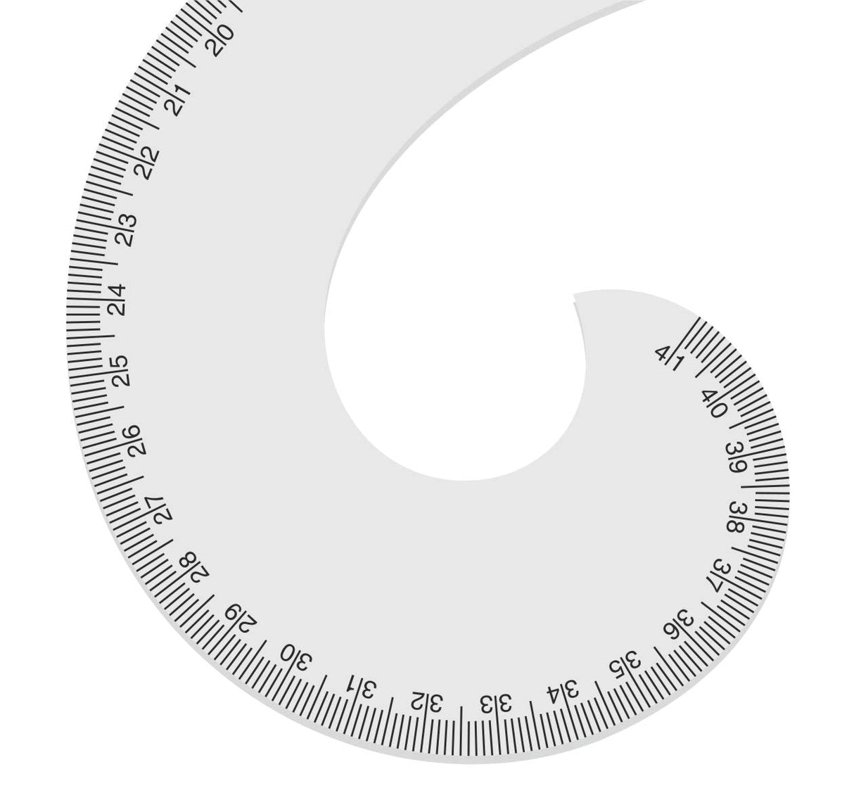 Isomars Pattern Curve, Gridding Scale & Armhole Curve with Marking Combo - Isomars