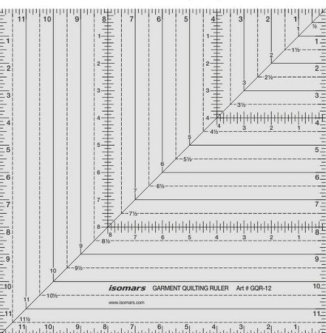 Isomars Quilting Ruler Set of 4, Isomars Quilting Template for Patchwork & Sewing - Isomars