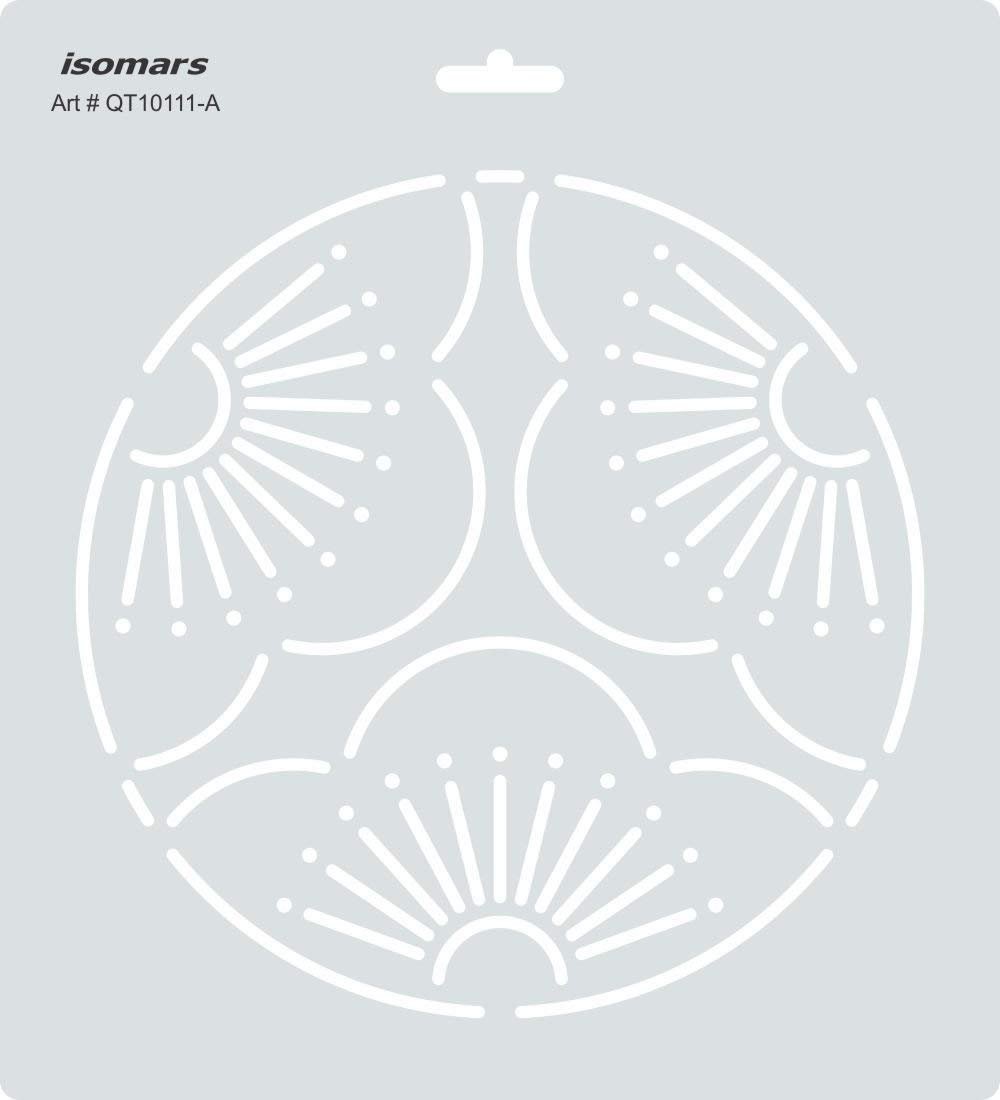 Isomars Quilting Template for Patchwork & Sewing 10111A - Isomars