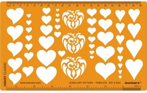 Jewelry Design Template- Heart Shape - Isomars