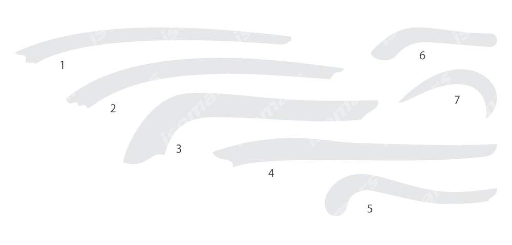 Ship Curves (Set of 7) - Isomars
