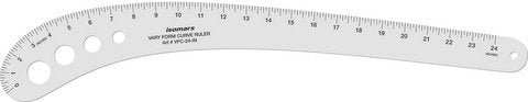 Vary Form Curve Ruler (24") - Isomars