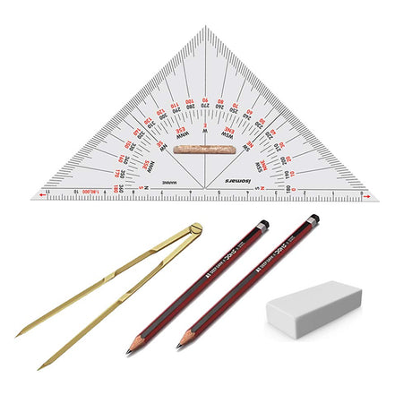 Isomars Universal Nautical Protractor with Marine/Nautical Divider