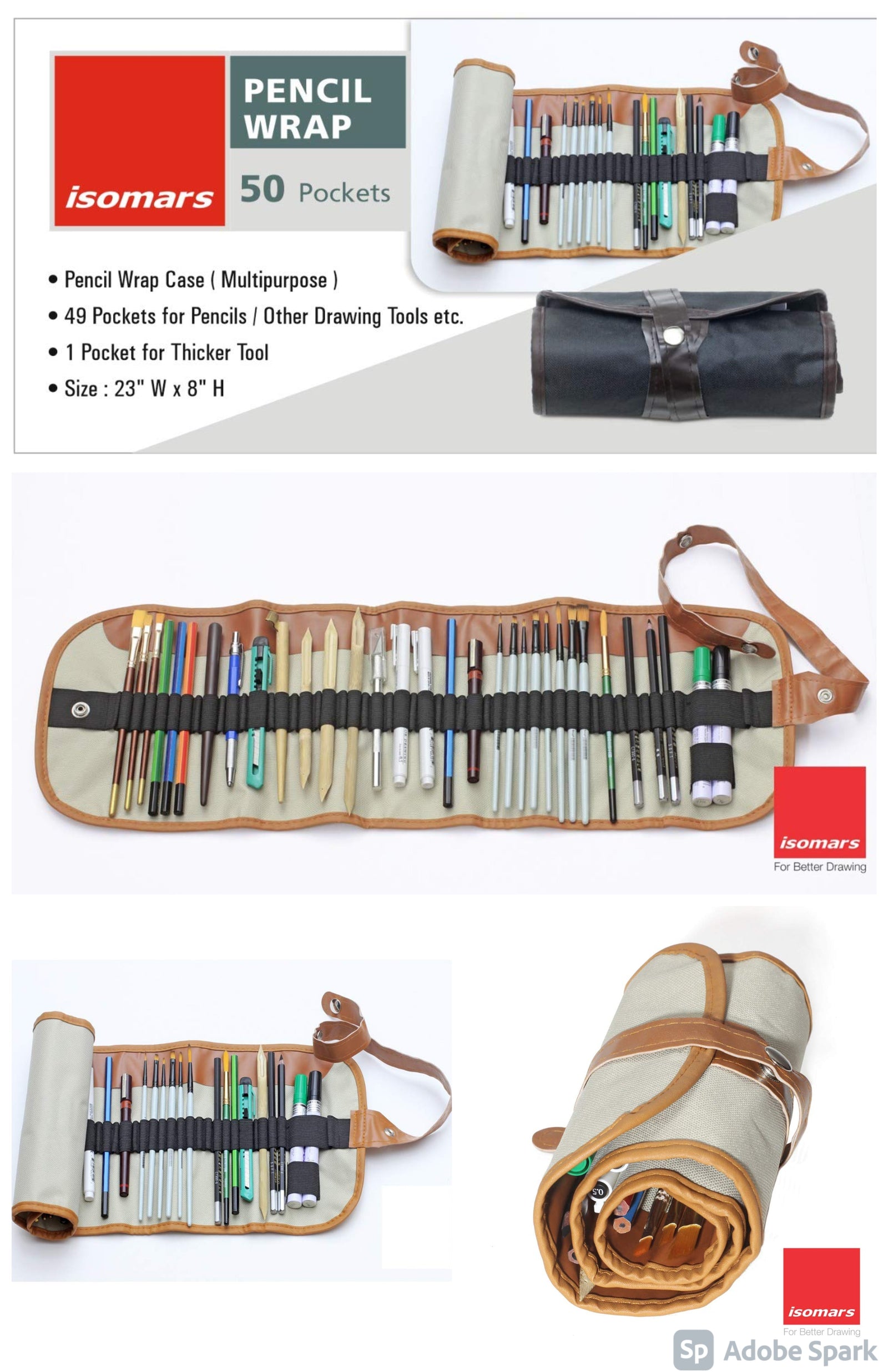 Isomars Pencil Wrap Case - Isomars