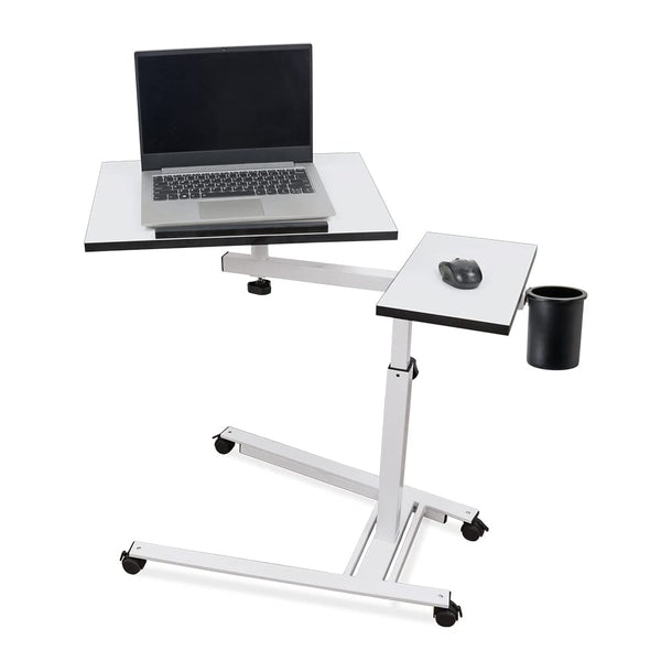 Isomars Metal 360° Rotatable Table Laptop Table Study Desk, Caster Loc