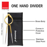 Isomars Marine navigation set with Portland course plotter and brass divider for accurate chart plotting and distance transfer