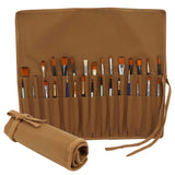 Isomars Brush Roll Up case-Brown