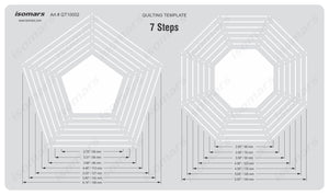 Isomars Quilting Template - 7 Steps
