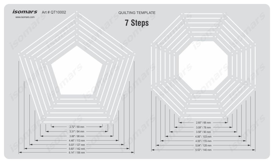 Quilting Template 7 Steps