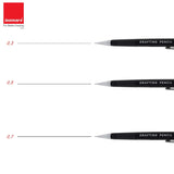 Isomars Mechanical Pencil 0.3, 0.5, 0.7 | Set Of 3 Drafting Pencils | Comes with Leads & Erasers | Ideal for Artists & Students | Ideal for writing, sketching, drawing, and more