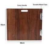 Isomars Drawing Sketch Board - 18" x 20" Portable for Artists, Students & Designers – Ideal for Drawing, Sketching, Drafting & Painting (18x20 Inch (Dark Brown))